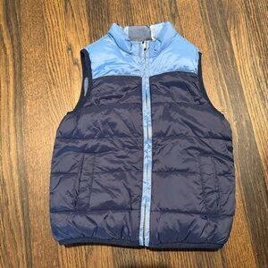 Boys Janie & Jack Blue Puffer Vest